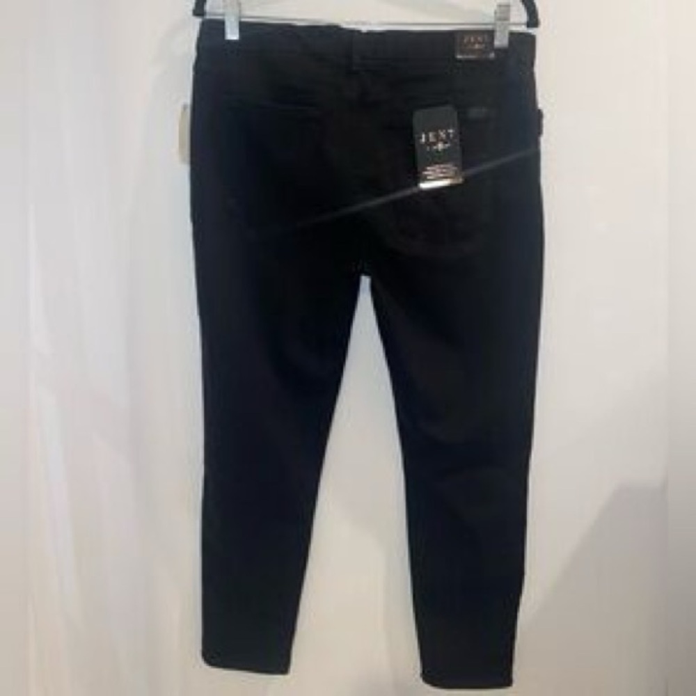 NWT Jen 7 For All Mankind Jeweled Black Ankle Skinny Jeans, sz 14 - Picture 6 of 16